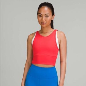 Lululemon Power Pivot Tank Top *Everlux Carnation Red - Size 4